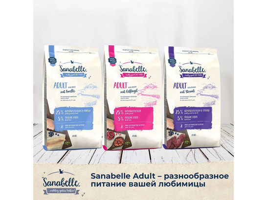 Sanabelle Adult сухой корм для кошек 10кг