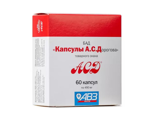 Капсулы А.С. Дорогова (пачка 60 капсул)