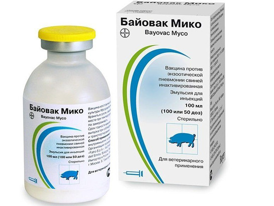 Вакцина Байовак Мико 100 мл /50 доз.фл./