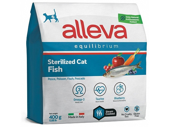 Alleva Equilibrium Fish Sterilized Cat 0.4кг