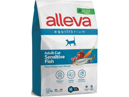 Alleva Equilibrium Sensitive Fish Adult Cat 1.5кг