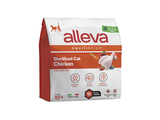 Alleva Equilibrium Chicken Sterilized Cat 0.4кг