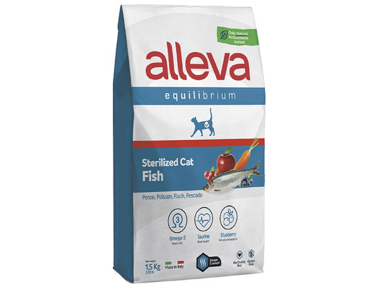 Alleva Equilibrium Fish Sterilized Cat 1.5кг