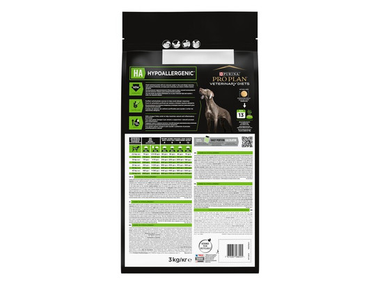 Pro Plan Veterinary Diets для щенков и взр.собак Hypoallergenic (HA), 3.0кг