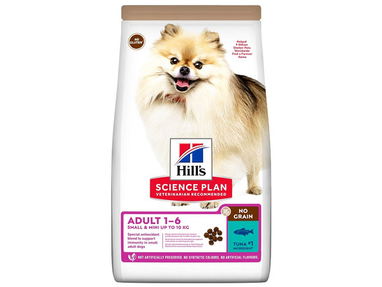 Hill's для собак Science Plan Small & Mini Adult no Grain (беззерновой), Тунец, 6.0кг