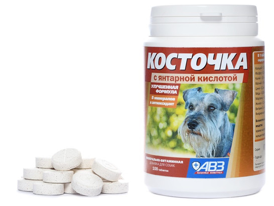 Косточка с Янтарной кислотой 100 табл. /АВЗ/32 шт.упак/НОВАЯ УПАКОВКА
