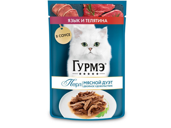 Purina Gourmet PERLE Дуэт Соус 0.075кг, пауч