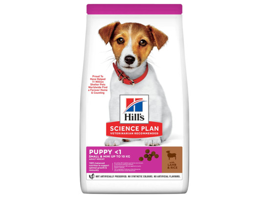 Hill's  для щенков Science Plan Small & Mini Puppy, Ягнёнок, 0.3кг