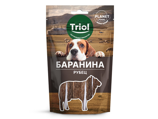 Лакомство д/собак Триол Planet Food Рубец бараний, 30г