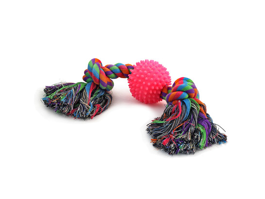 Игрушка д/с Триол Веревка, 2 узла и мяч, d65/31см