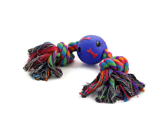 Игрушка д/с Триол Веревка, 2 узла и мяч, d65/30см