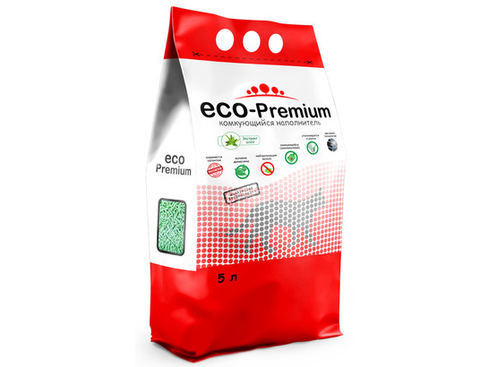 Наполнитель ECO Premium Алоэ 5л/1,9кг, древесный
