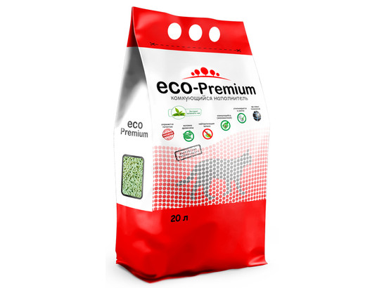 Наполнитель ECO Premium Зеленый чай 20л/7,6кг, древесный