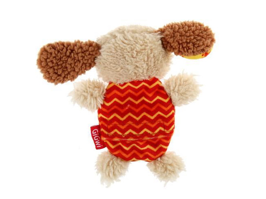 Игрушка д/с GiGwi Plush Friendz Собачка со смненными пищалками, 13см
