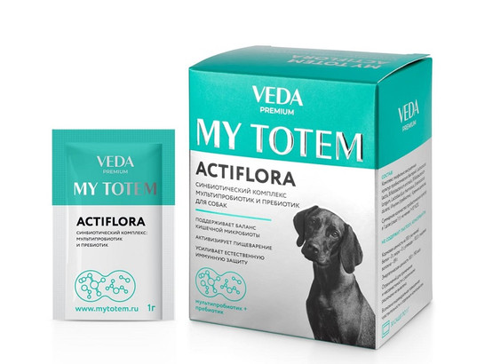 MY TOTEM ACTIFLORA синбиотический комплекс для собак