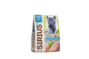 Sirius Premium для котят Kitten, Курица/Индейка 0.4кг