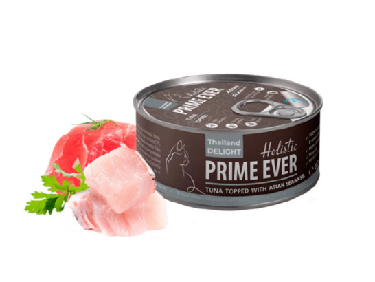 Prime Ever 7В д/к 80г, тунец с азиатским сибасом в желе