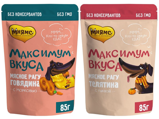 Мнямс д/с 85г Максимум вкуса