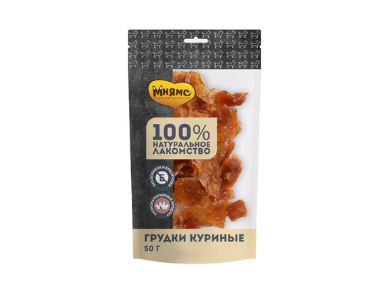 Лакомство Мнямс д/с 50г Куриные грудки