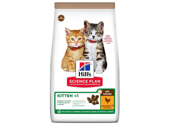Hill's Science Plan Kitten no Grain (беззерновой), Курица-картофель, 1.5кг
