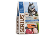 Sirius Premium для собак с повышенной активностью Adult, 3 мяса/овощи, 15кг