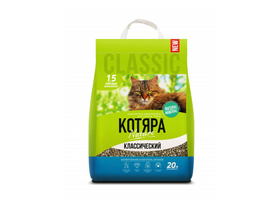Наполнитель Котяра 20л комкующийся, 8.4кг