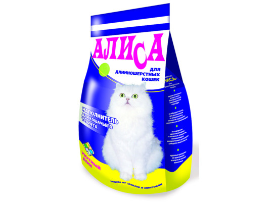 Наполнитель Алиса 4,6л д/длиннош., упаковка (4шт)