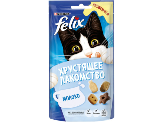Хрустящее лакомство Феликс д/к 60г, сух. корм
