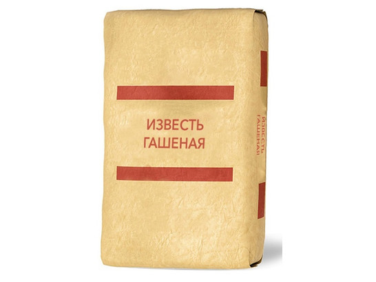 Известь гашеная 20 кг.мешок