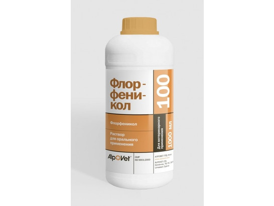 Флорфеникол 10% 1л, AlpoVet, 10шт кор