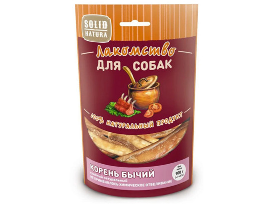 Лакомство Solid Natura Алтай д/с 100г Корень бычий