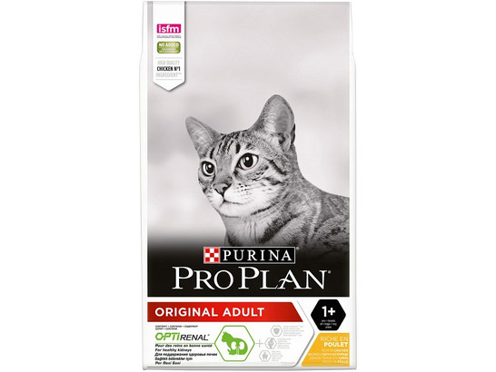 Pro Plan для кошек Original Adult, курица, 10.0кг