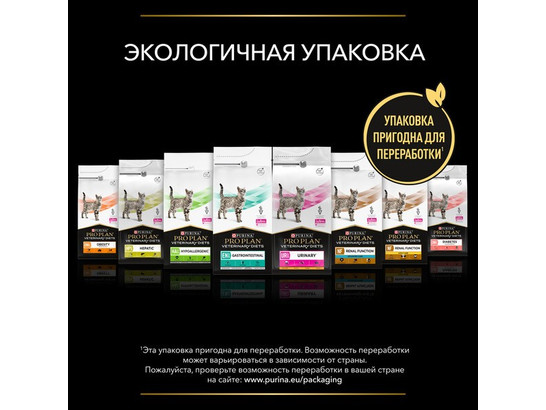 Pro Plan Veterinary Diets для кошек Urinary (UR), 0.350кг