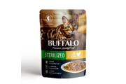 Mr.Buffalo пауч STERILIZED 85г (цыпленок в соусе) д/кошек, B305