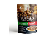 Mr.Buffalo пауч STERILIZED 85г (говядина в соусе) д/кошек, B306