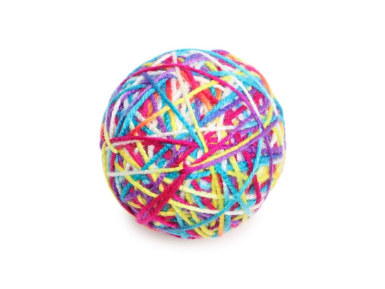 Игрушка для кошек КЛУБОК 8см PerseiLine ИК-117