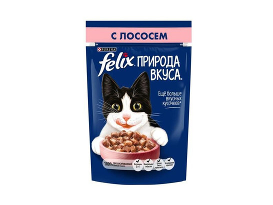 Purina Felix для кошек Природа вкуса, 0.075кг, пауч