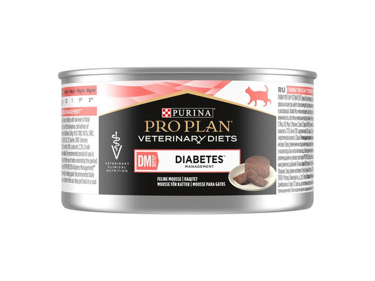 Pro Plan Veterinary Diets для кошек Diabetes Management (DM), 0.195кг, конс.