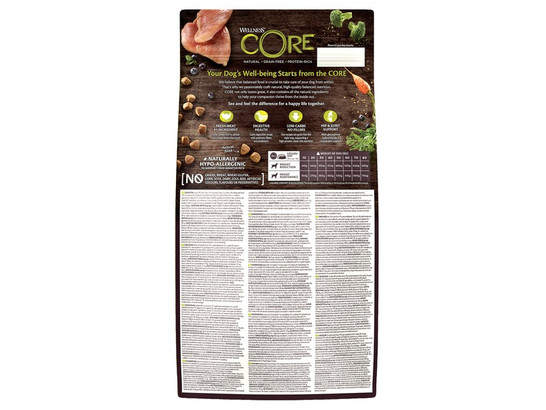 Wellness CORE для взрослых собак сред. и круп. пород, со сниж. содержанием жира, Курица, 1.8кг