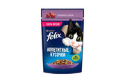 Purina Felix для кошек Аппетитные кусочки, 0.085кг, пауч