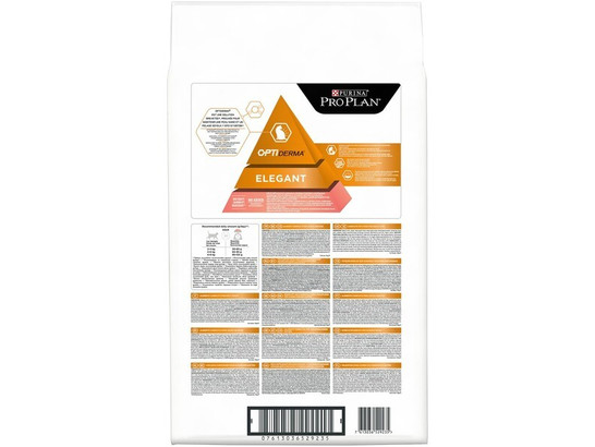 Pro Plan для кошек Elegant, поддержание здоровья кожи и шерсти, лосось, 10.0кг
