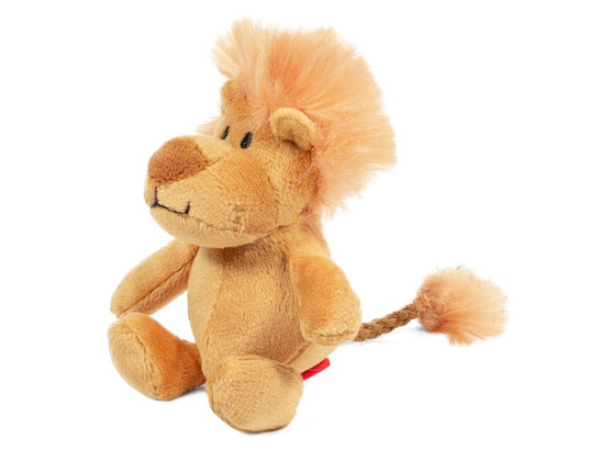 Игрушка д/с Gigwi Plush Friendz Лев с пищалкой, 10см