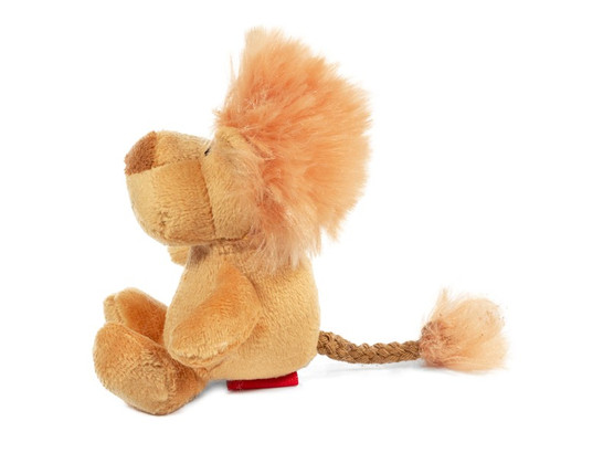 Игрушка д/с Gigwi Plush Friendz Лев с пищалкой, 10см