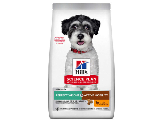 Hill's для собак Science Plan Small & Miniature Adult коррекция веса+ Mobility, 1.5кг