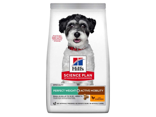 Hill's для собак Science Plan Small & Miniature Adult коррекция веса+ Mobility, 6.0кг