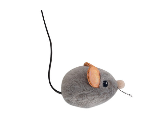Игрушка Петстейдж д/к Мышка со звуком, с кошачьей мятой, 4см Petstages
