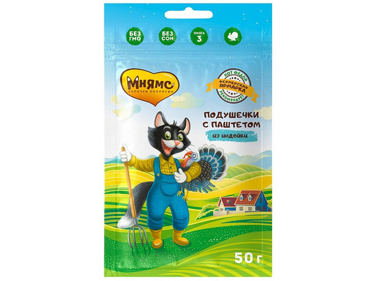 Лакомство Мнямс д/к 50г Кот Федор 