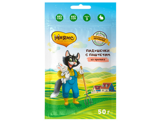 Лакомство Мнямс д/к 50г Кот Федор 