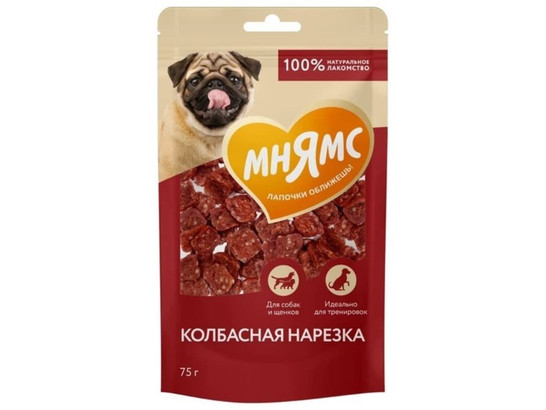 Лакомство Мнямс д/с 75г  Колбасная нарезка