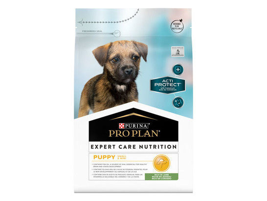 Pro Plan ActiProtect для щенков Small&Min Puppy Ягненок, 3.0кг